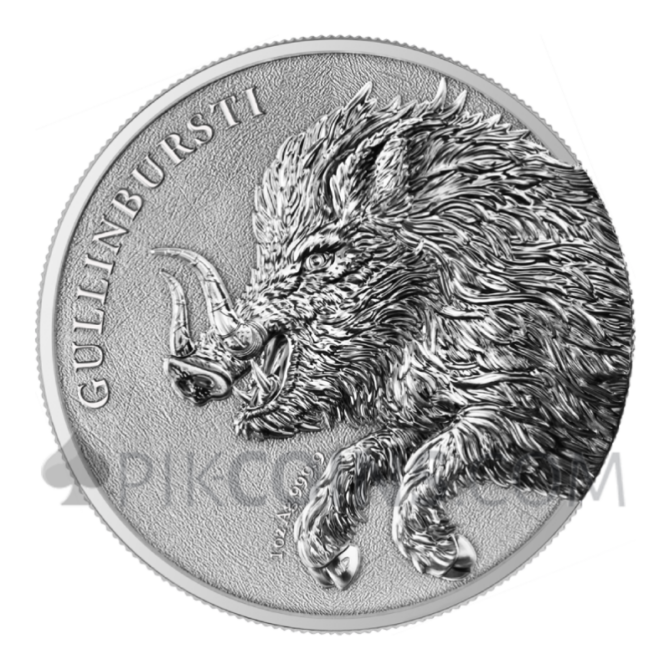 Gullinbursti - Germania Beasts 2 x 1oz 2 x 5 Mark Germania 2025 - Image 2