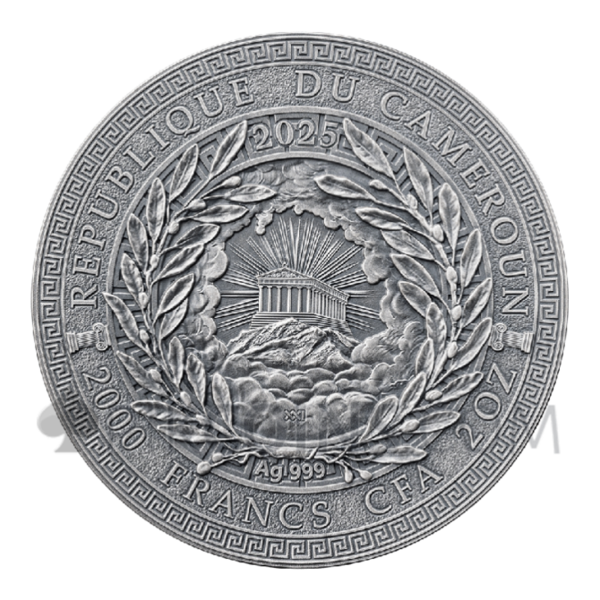 Hecate - The Great Greek Mythology 2000 Francs CFA 2oz Cameroon 2025 - Image 7